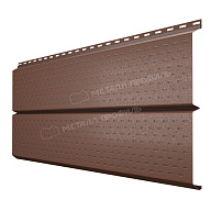 Софит МЕТАЛЛ ПРОФИЛЬ Lбрус-XL-Plus-20х325 (VALORI-20-Brown-0.5)